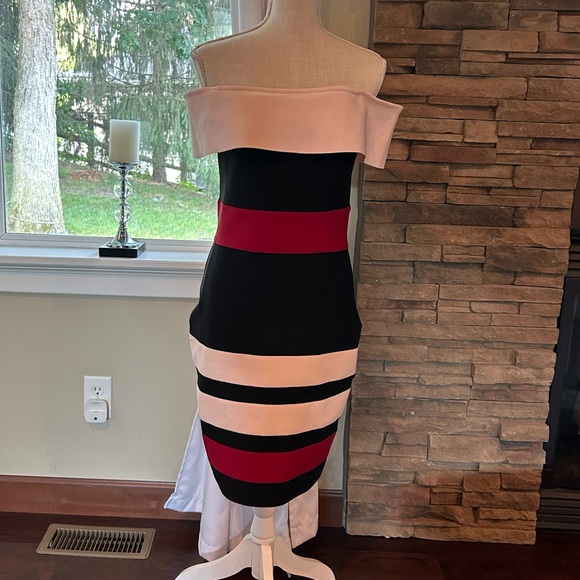 Venus Multi Colored Bandage Dress-Sz. Medium-Worn Only Once-Please See All Pics - Picture 1 of 5